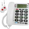 PurTEK Corded Phone with Big Button and Emergency Pendant (PT3802)