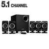 Creative Inspire T6160 -- 5.1-Channel Home Theater Speaker System 50W (51MF4105AA002) - (Retai...