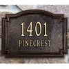 Williamsburg  Personalized Address Plaque