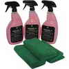 Croftgate Aquanil-X  3-pack Waterless Car Wash and Wax