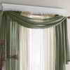 Whole Home®/MD 'Savannah' Solid Voile Sheer Scarf Valance