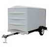 Enclosed Convertible Utility Trailer, 8-ft.