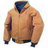 Men's WorkKing Bomber Duck Jacket with Hood, Brown
