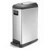 Cuisinart Stainless Steel Slim Step Can, 35 L