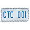 Barbed Wire Style License Plate Frame