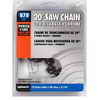 Power Care 20 In. Replacement Chain for Homelite, Jonserd, McCulloch, and Poulan Chain Saws.