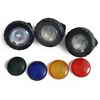 PondBuildingSeries2011 3 10-watt Pond/Fountain Halogen Spotlights with coloured lenses