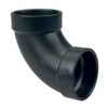 NIBCO 3 In. ABS 90 Degree Elbow All Hub
