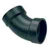 NIBCO 1-1/4 In. ABS 45 Degree Elbow All Hub