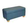 Skyline Furniture Kids Storage Bench In Denim Blue