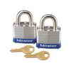 Master Lock 1-1/2" Laminated Padlock - 2 Pack