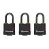 Master Lock Magnum Covered Laminated Padlock 1-3/4 In. With 1-1/2 In. Shackle - 3 Pack