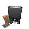 RTS Home Accents Kitchen Composter Kit, 5USG Black