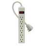 Belkin 6 Outlet Power Strip 5 Ft. Cord Right Angle Plug