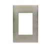Leviton Acenti 1-Gang Wallplate Stainless Steel