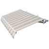 Rolltec Rolling Systems Ltd Retractable Patio Awning 14 Ft x 11 Ft 8 In. Motorized, Beige Stripes