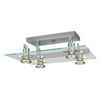EGLO Focus Ceiling Light-4 Light, Matte Nickel with Chrome Accents