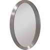 Home Decor Company Contemporary Oval Mirror Nickel
