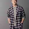 Jockey® Men's Flannel Long-sleeve Henley Top