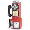 Crosley® 1950s-style 'Vintage Pay-phone' - red