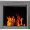 Glass Door Fire Screen for Wood-Burning Fireplaces