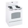 GE 5 Cu. Ft. Self-Clean Electric Coil Top Range (JCBP250DTWW) - White