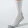 Jockey® Men's 4 Pair Soil Buster Crew Sports Sock, White/Grey
