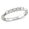 Diamore 1/5 ct. Diamond Anniversary Ring, 10k White Gold