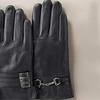 Women's Horsebit Leather Gloves
