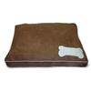 Home Fashions International Ultima Suede Chocolate with Powder Pet Bed