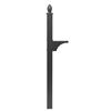 Architectural Mailboxes Black Decorative In-ground Side Mount Post