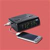 RCA Rc107 Dual-Wake Clock Radio With Usb Charging Port