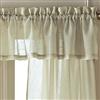 Whole Home®/MD 'Savannah' Solid Voile Sheer Insert Valance