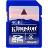 KINGSTON - DIGITAL IMAGING 4GB SDHC CLASS 4FLASH CARD