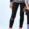 Girl Confidential(TM/MC) Girl's Leggings With Rip-&-Repair' Sequin Inserts