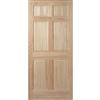 Masonite 6 Panel Clear Pine Door 24 Inch x 80 Inch
