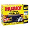 Husky Contractor Clean-Up Bags - 32 Count with 10 Bonus Kitchen Bags