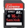 SanDisk Extreme 16GB UHS-I SDHC Flash Card (SDSDRX3-016G)