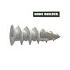 HOME BUILDER 4 Pack #8L Nylon Walldriller Anchors, with Screws