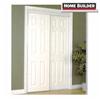 HOME BUILDER 48" x 80" White Embossed Sliding Bifold Door