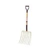 8 16" Tines Ensilage Fork, with 32-3/4" Ash D-Handle