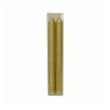 2 Pack 10" Metallic Gold Dinner Candle