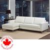 Jaime Leather Sectional with Left-hand Facing Chaise