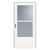 EMCO® 34 In. Width, 100 Series Self-Storing, White Door, Black Hardware