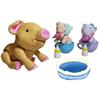 TOY TECH Piglet and Mommy Teacup Figure Set