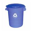 32 Gallon Blue Recycle Can