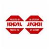IDEAL SECURITY 6 Pack Security Warning Stickers