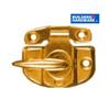 BUILDER'S HARDWARE Brass Cam Type Sash Lock