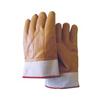 MCCORDICK GLOVE Mens Brown PVC Foam Cotton Lined Work Gloves