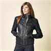 Jessica®/MD Women's Leather Bomber Jacket